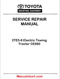 Toyota 2TE5-8 Electric Towing Tractor CE660 PDF Repair Service Manual