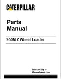 Caterpillar 950M Z Wheel Loader Pdf Parts Catalog Manual HE8