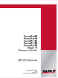 Case IH Farmlift 633, 636, 737, 742, 935 Telescopic Handler Service Repair Manual (Stage IV)