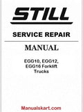Still EGG10, EGG12, EGG16 Forklift Trucks Pdf Repair Service Manual