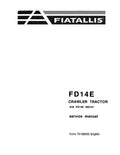 Fiat FD14E Wheeled Loaders Pdf Repair Service Manual (73156837)