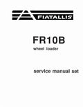 Fiat FR10B and FR10C Wheeled Loaders Pdf Repair Service Manual (73151988)