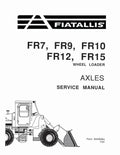 Fiat FR15B Wheeled Loaders Pdf Repair Service Manual (73155598)