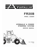 Fiat FR20 and FR20B Wheeled Loaders Pdf Repair Service Manual (73155599)