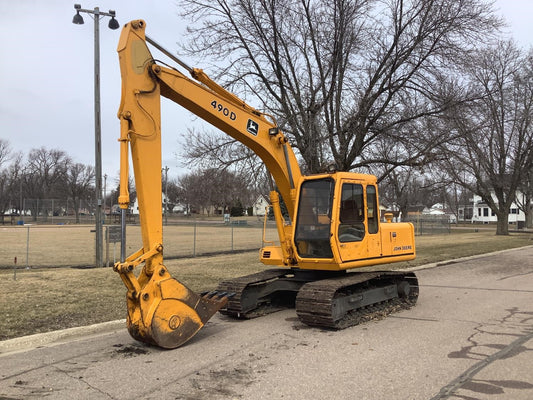 John Deere 490D Excavator and 493D Feller Buncher Pdf Parts Catalog Manual  PC2166