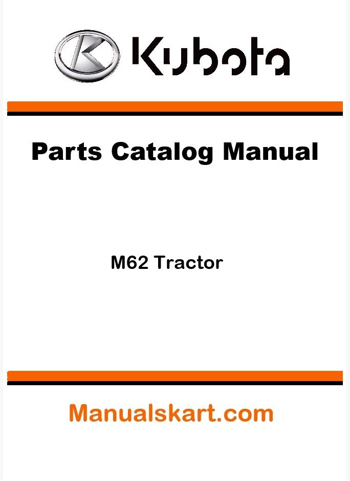 Kubota M62 Tractor Parts Catalog Pdf Manual