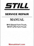 STILL & SAXBY M15 Diesel Fork Truck, M15T LPG Fork Truck Pdf Repair Service Manual