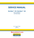 New Holland Roll-Belt 150, Roll-Belt 180 Round Baler Pdf Repair Service Manual