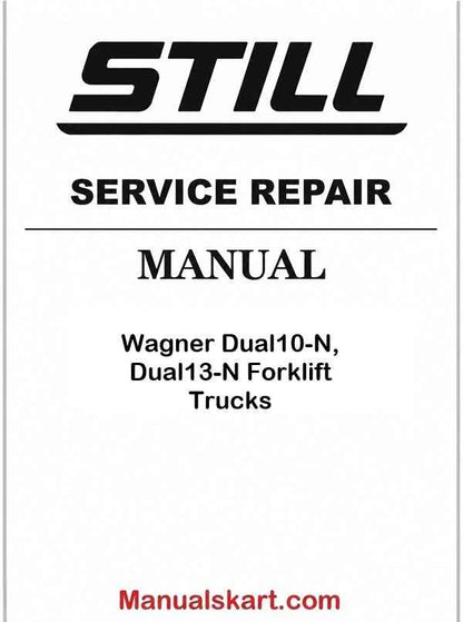 Still Wagner Dual10-N, Dual13-N Forklift Trucks Pdf Repair Service Manual
