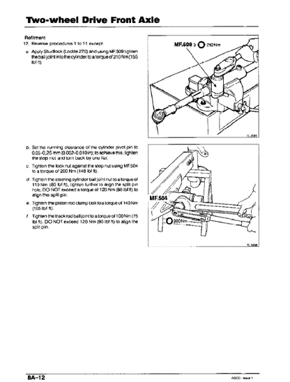 AGCO Allis 8745, 8765 Tractors Pdf Repair Service Manual 2