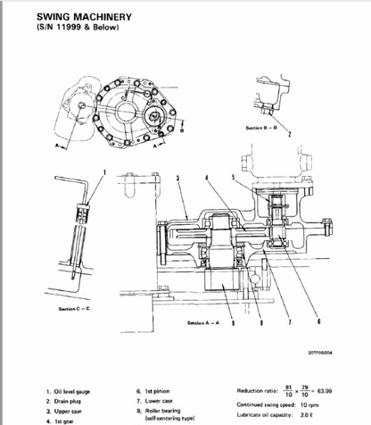 Bobcat 116 Hydraulic Excavator Pdf Repair Service Manual 3