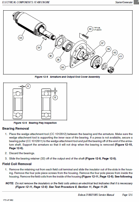 Bobcat 2100, 2100S Utility Vehicle Pdf Repair Service Manual