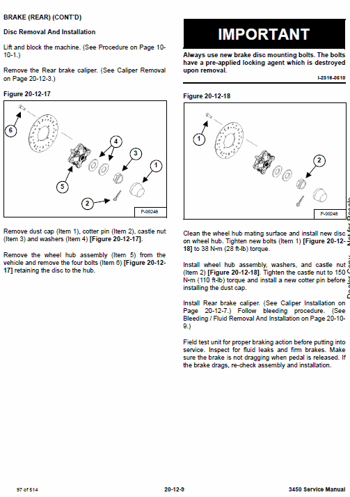 Bobcat 3450 Utility Vehicle Pdf Repair Service Manual 2