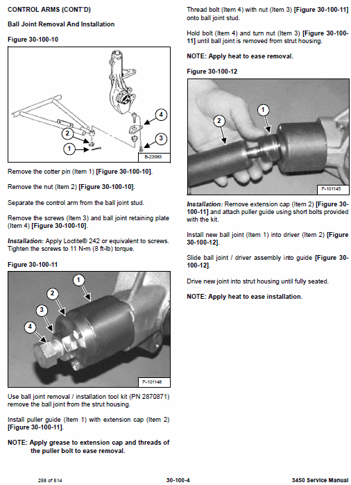 Bobcat 3450 Utility Vehicle Pdf Repair Service Manual