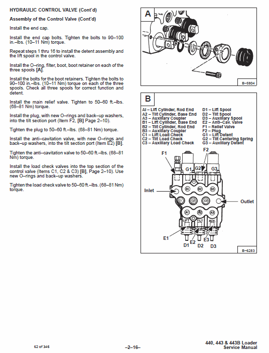 Bobcat 440, 443, 443B Skid Steer Loader Pdf Repair Service Manual Download