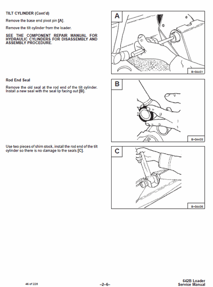 Bobcat 642B Skid Steer Loader Pdf Repair Service Manual 3