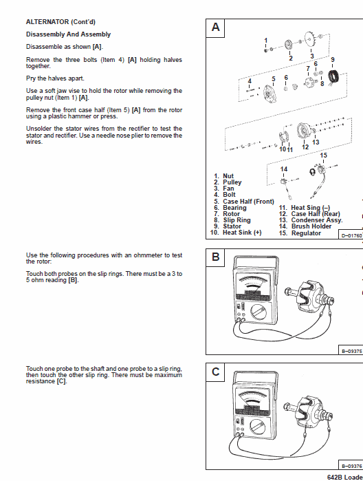 Bobcat 642B Skid Steer Loader Pdf Repair Service Manual 2