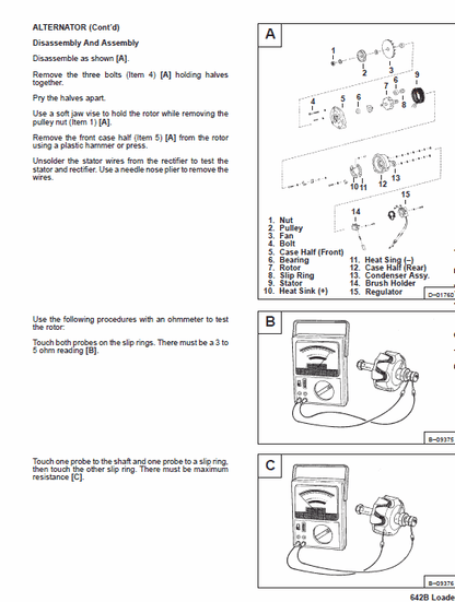 Bobcat 642B Skid Steer Loader Pdf Repair Service Manual 2