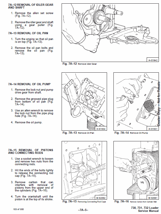 Bobcat 730, 731, 732 Skid Steer Loader Pdf Repair Service Manual Download (Pb. No. 6556583 6-12)