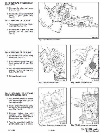 Bobcat 730, 731, 732 Skid Steer Loader Pdf Repair Service Manual (Pb. No. 6556583 6-12) 2