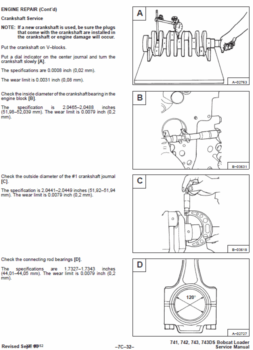 Bobcat 741, 742, 743, 743DS Skid Steer Loader Pdf Repair Service Manual (Pb. No. 6566109 6-12) 2