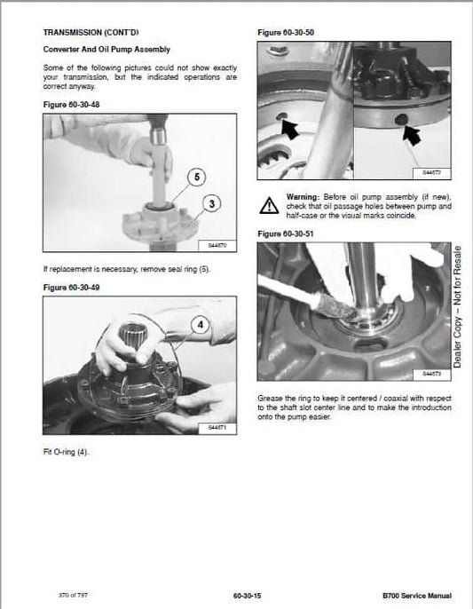 Bobcat Equipment's Pdf Repair Service Manual Download