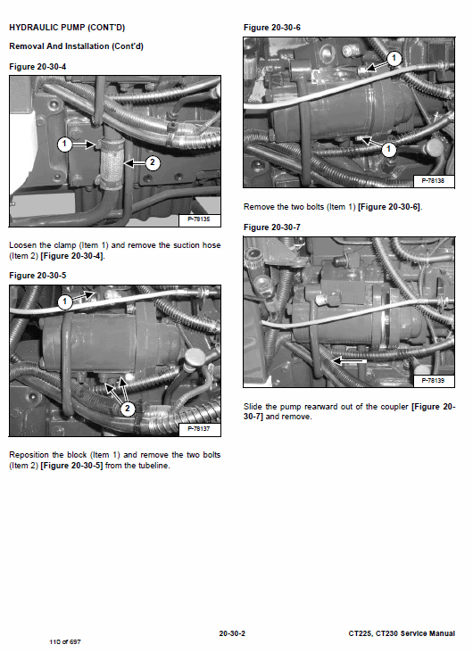 Bobcat CT225, CT230, CT235 Compact Tractor Pdf Repair Service Manual 2