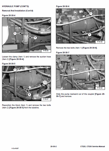 Bobcat CT225, CT230, CT235 Compact Tractor Pdf Repair Service Manual 2