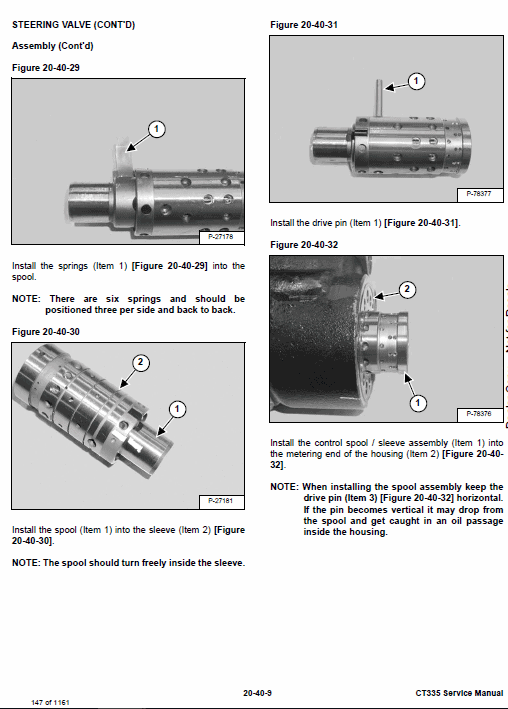 Bobcat CT335 Compact Tractor Pdf Repair Service Manual (Hst - Sn Abh811001 & Above)