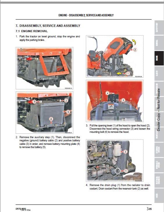 Bobcat CT4045, CT4055 HST Compact Tractor Pdf Repair Service Manual (Pb. No. 7412981ENUS 07-20 0) 2