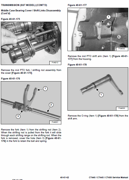 Bobcat CT440, CT445, CT450 Compact Tractor Pdf Repair Service Manual 3