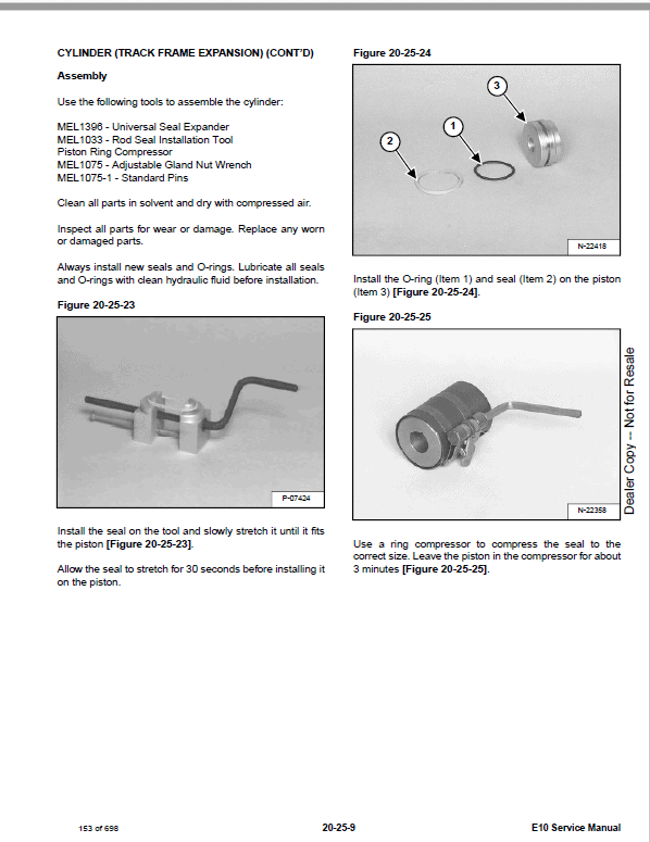 Bobcat E10 Compact Excavator Pdf Repair Service Manual (Pb. No. 6986788ENUS 12-18 C)