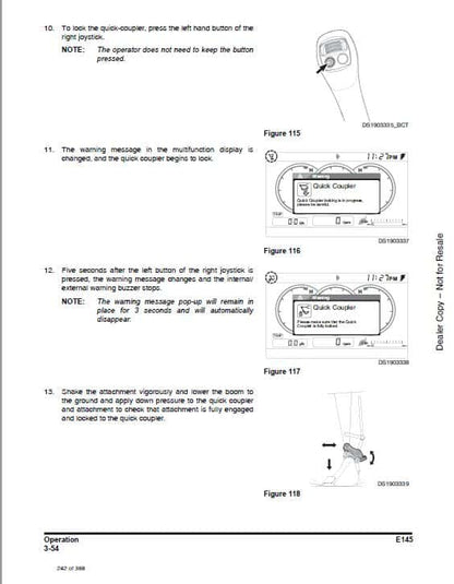 Bobcat E145 Compact Excavator Pdf Repair Service Manual (p. Nb. 7387076enus 07-20 B) 3