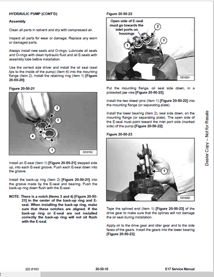 Bobcat E17 Compact Excavator Pdf Repair Service Manual (p. Nb. 7255011enus 09-18 A) 2