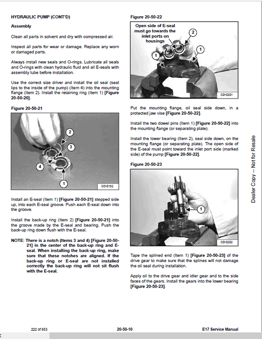 Bobcat E17 Compact Excavator Pdf Repair Service Manual (p. Nb. 7255011enus 09-18 A)