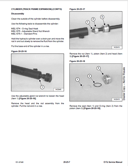 Bobcat E17Z Compact Excavator Pdf Repair Service Manual (Pb. No. 7314142enus 11-18 B) 2