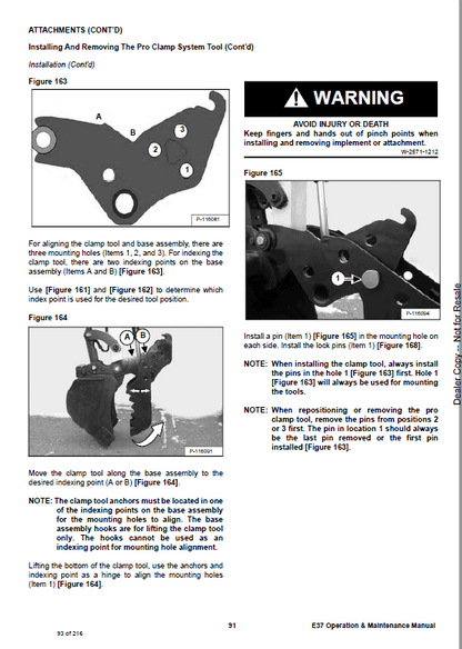 Bobcat E37 Compact Excavator Pdf Repair Service Manual (Pb. No. 7362438enus 01-21 A) 2