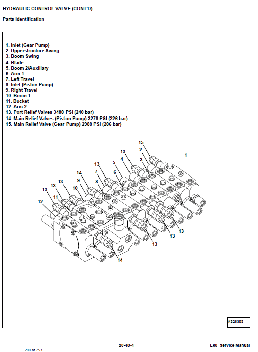 Bobcat E60 Compact Excavator Pdf Repair Service Manual (Pb. No. 6987190 7-11) 3