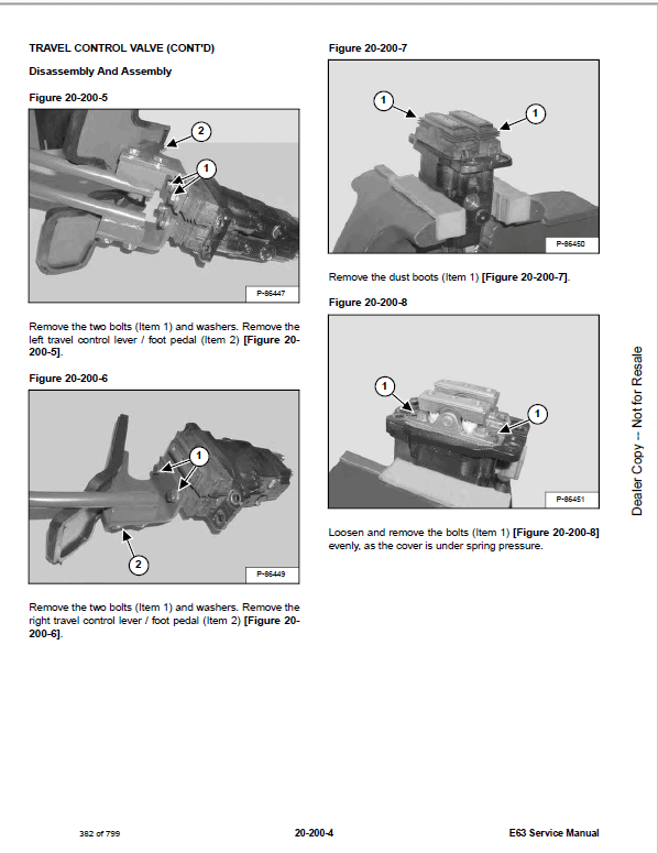 Bobcat E63 Compact Excavator Pdf Repair Service Manual (Pb. No. 6990613enus 04-17 D) 2