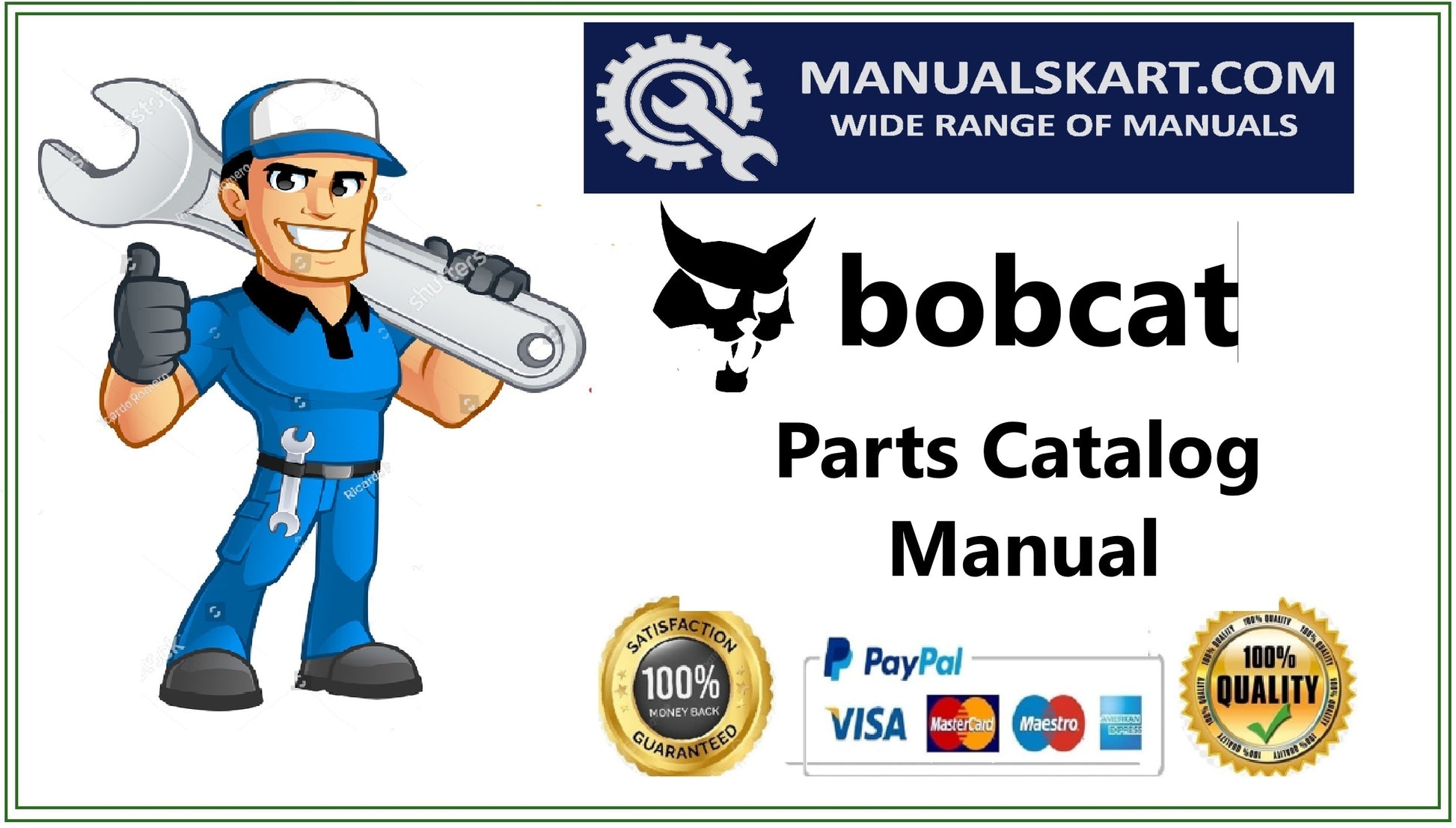 Bobcat T590 Compact Track Loader Pdf Parts Catalog Manual