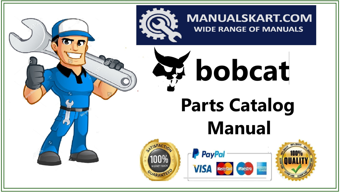 Bobcat Toolcat 5600 Utility Work Machine Pdf Parts Catalog Manual