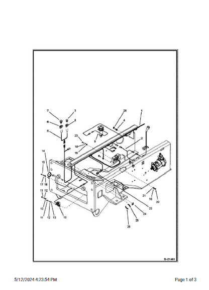 Bobcat T35.105 Construction Telehandler Pdf Parts Catalog Manual 2