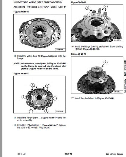 Bobcat L23 Small Articulated Loader Pdf Repair Service Manual (Pb. No. 7389393enus 11-20 C) 3