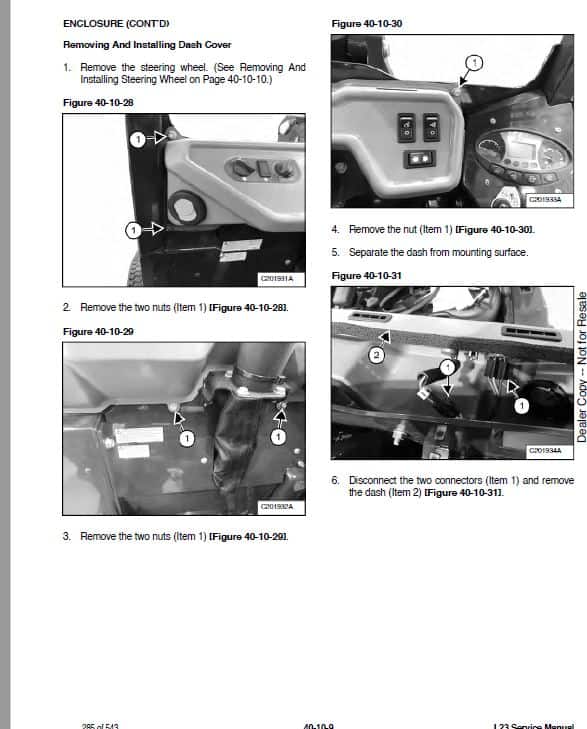 Bobcat L23 Small Articulated Loader Pdf Repair Service Manual (Pb. No. 7389393enus 11-20 C) 2