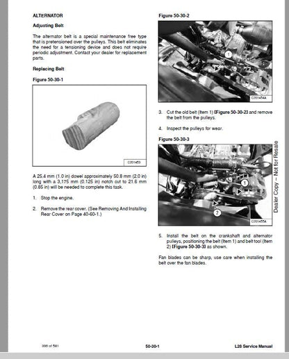 Bobcat L28 Small Articulated Loader Pdf Repair Service Manual (Pb. No. 7389400enus 11-20 B) 3