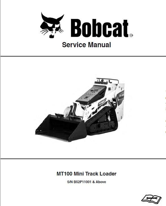 Bobcat MT100 Mini Track Loader Pdf Repair Service Manual (Pb. No. 7408142enus 10-20 A)