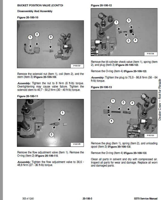 Bobcat Equipment's Pdf Repair Service Manual Download