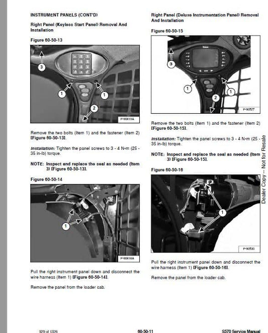 Bobcat Equipment's Pdf Repair Service Manual Download