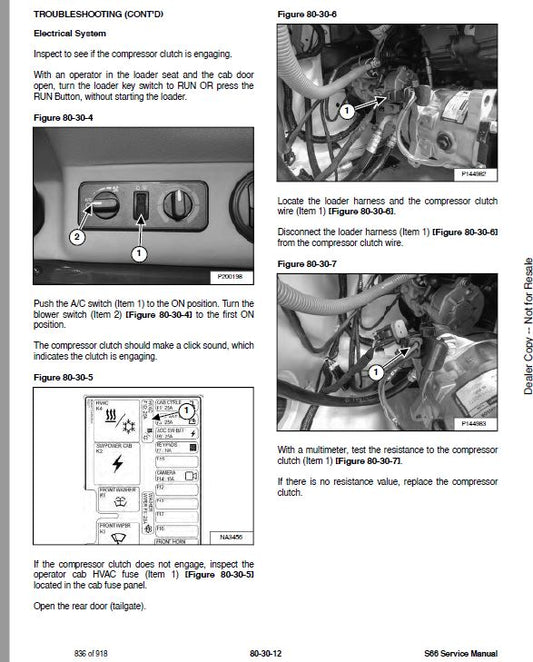 Bobcat Equipment's Pdf Repair Service Manual Download