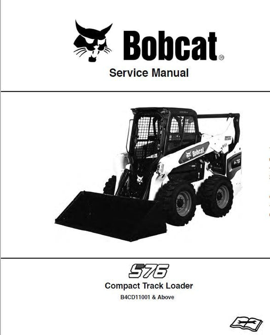 Bobcat S76 Skid-steer Loader Pdf Repair Service Manual (Pb. No. 7323980ENUS 09-20 B)